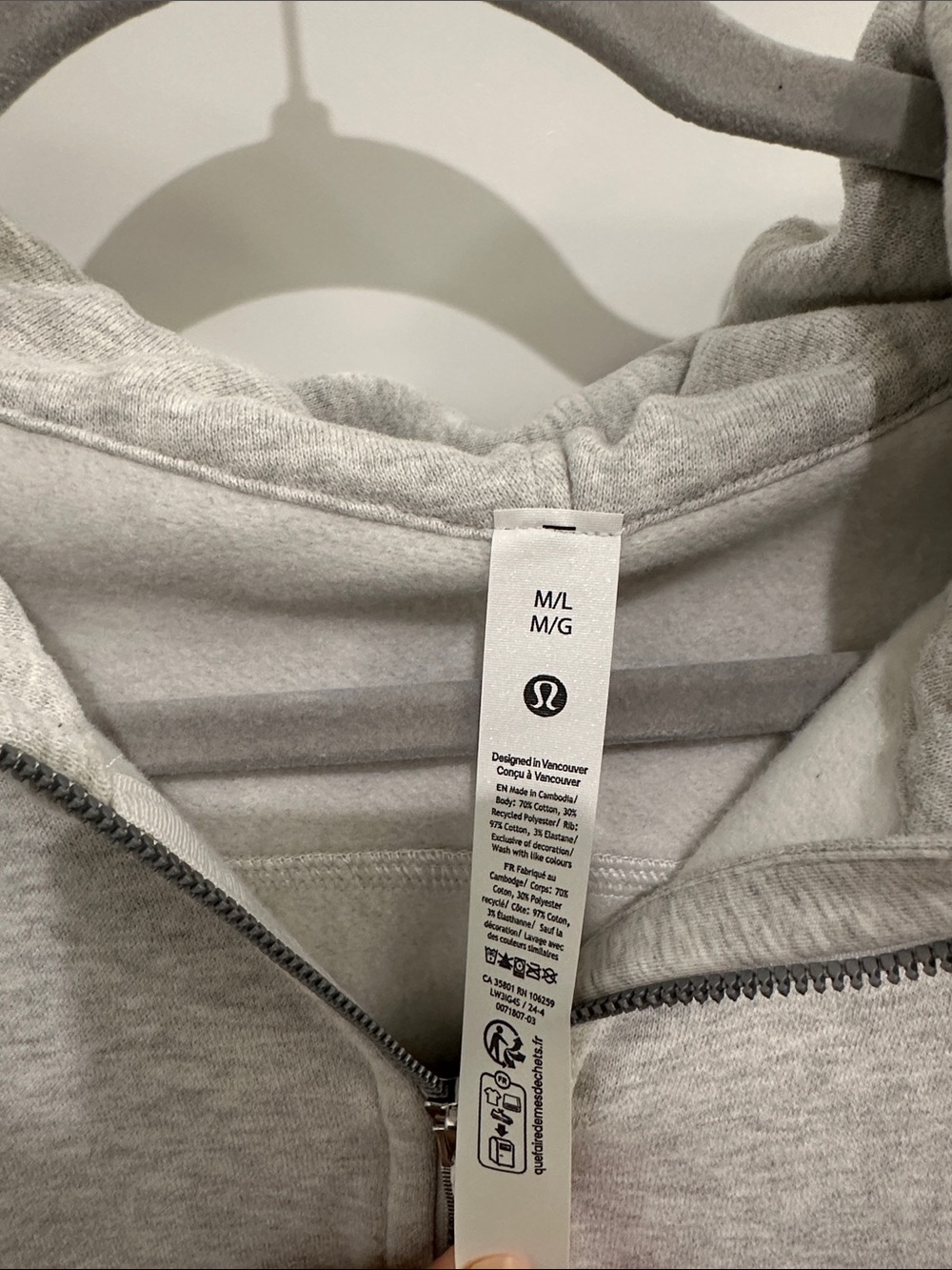 Lululemon Scuba Oversized Half Zip Hoodie - Picture 6 of 7